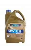 Моторное масло RAVENOL Super Synthetic Hydrocrack SSH SAE 0W-30 (4л) 