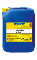 Моторное масло для 2Т лод.моторов RAVENOL Outboardoel 2T Fullsynth. (20л)