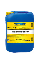 Моторное масло RAVENOL Marineoil SHPD SAE 25W-40 synthetic (10л) new