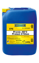 Антифриз RAVENOL ETC Premix -40°C Protect C12evo (20л) 