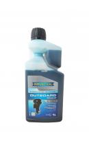 Моторное масло для 2Т лод.моторов RAVENOL Outboard 2T Mineral с дозатором (1л) new