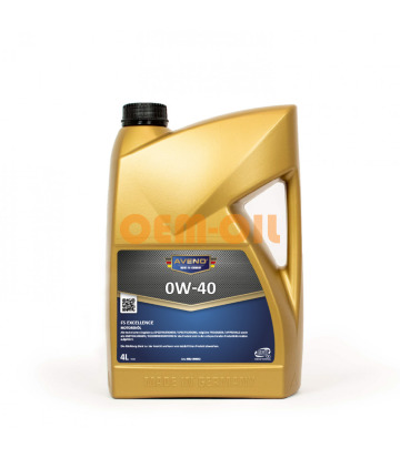 Моторное масло AVENO FS Excellence SAE 0W-40 (4л)