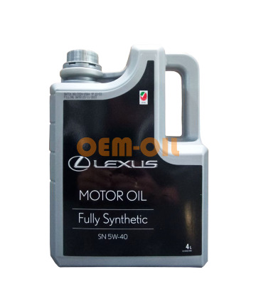 Моторное масло LEXUS Motor Oil SAE 5W-40 SN (4л)