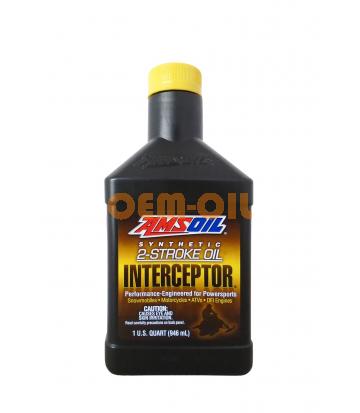 Моторное масло для 2-Такт AMSOIL INTERCEPTOR® Synthetic 2-Stroke Oil (0,946л)