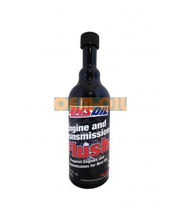 Присадка для промывки двигателя и АКПП AMSOIL Engine and Transmission Flush (0,473л)