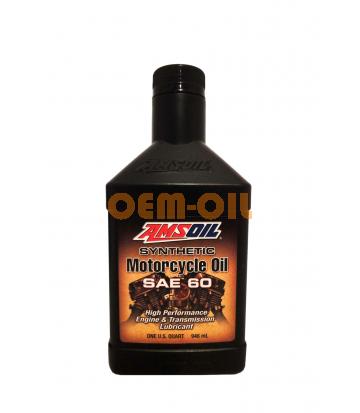 Мотоциклетное масло AMSOIL Synthetic Motorcycle Oil SAE 60 (0,946л)
