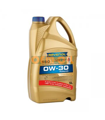 Моторное масло RAVENOL SSO SAE 0W-30 (5л) new