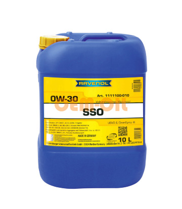 Моторное масло RAVENOL SSO SAE 0W-30 (10л) new