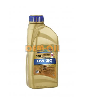 Моторное масло RAVENOL ECS EcoSynth SAE 0W-20 (1л) new