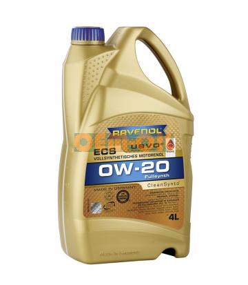 Моторное масло RAVENOL ECS EcoSynth SAE 0W-20 (4л) new