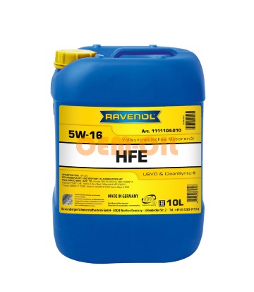 Моторное масло RAVENOL High Fuel Economy HFE SAE 5W-16 (10л) new