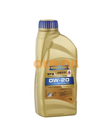 Моторное масло RAVENOL EFS EcoFullSynth SAE 0W-20 (1л) new