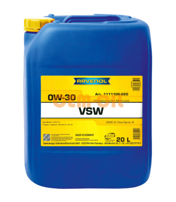 Моторное масло RAVENOL VSW SAE 0W-30 (20л)