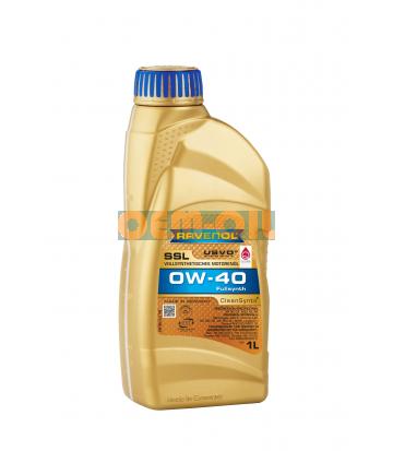 Моторное масло RAVENOL SSL SAE 0W-40 (1л) new