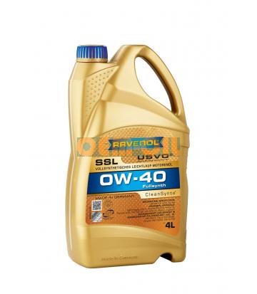 Моторное масло RAVENOL Super Synthetik Oel SSL SAE 0W-40 ( 4л) new