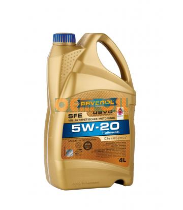 Моторное масло RAVENOL SFE SAE 5W-20 (4л) new