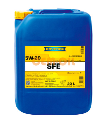 Моторное масло RAVENOL SFE SAE 5W-20 (20л) new