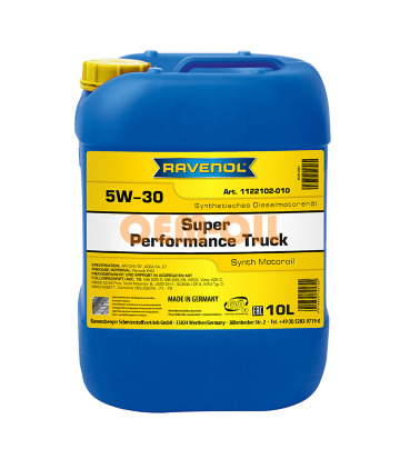 Моторное масло RAVENOL Super Performance Truck SAE 5W-30 (10л) new