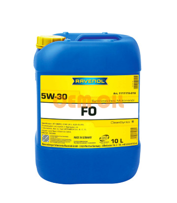 Моторное масло RAVENOL FO SAE 5W-30 (10л) new