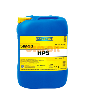 Моторное масло RAVENOL HPS SAE 5W-30 (10л) new