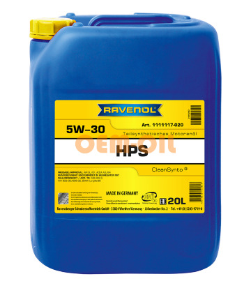 Моторное масло RAVENOL HPS SAE 5W-30 (20л) new