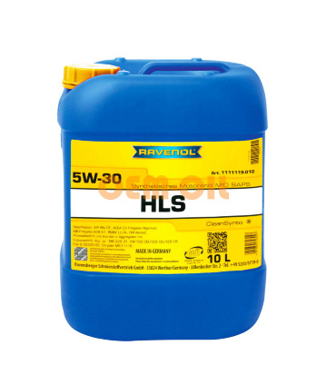 Моторное масло RAVENOL HLS SAE 5W-30 (10л) new