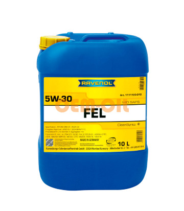 Моторное масло RAVENOL FEL SAE 5W-30 (10л) new