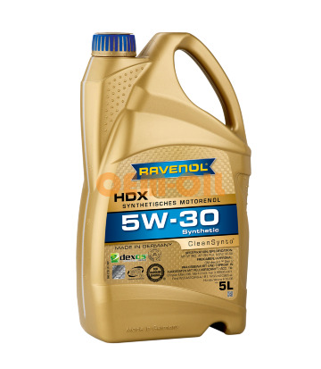 Моторное масло RAVENOL HDX SAE 5W-30 (5л)