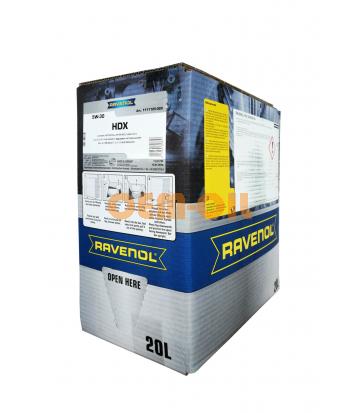 Моторное масло RAVENOL HDX SAE 5W-30 (20л) ecobox