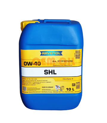 Моторное масло RAVENOL SHL SAE 0W-40 (10л)