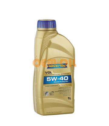 Моторное масло RAVENOL VDL SAE 5W-40 (1л) new