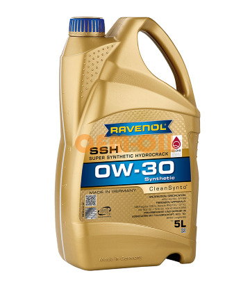 Моторное масло RAVENOL Super Synthetic Hydrocrack SSH SAE 0W-30 (5л) 