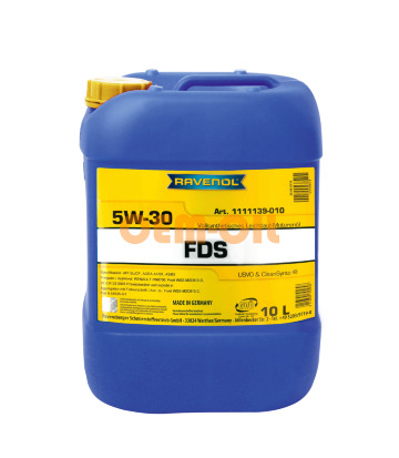 Моторное масло RAVENOL FDS SAE 5W-30 (10л) new