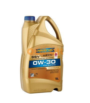 Моторное масло RAVENOL SSV Fuel Economy SAE 0W-30 (5л) new