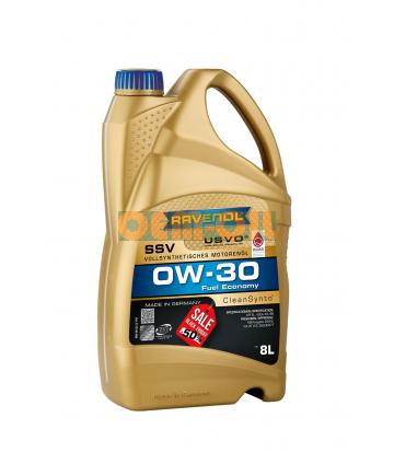 Моторное масло RAVENOL SSV Fuel Economy SAE 0W-30 (8л) new