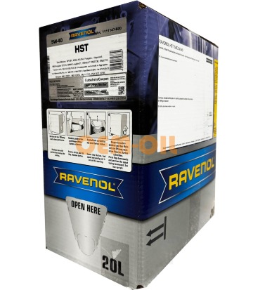 Моторное масло RAVENOL HST SAE 5W-40 (20л) ecobox