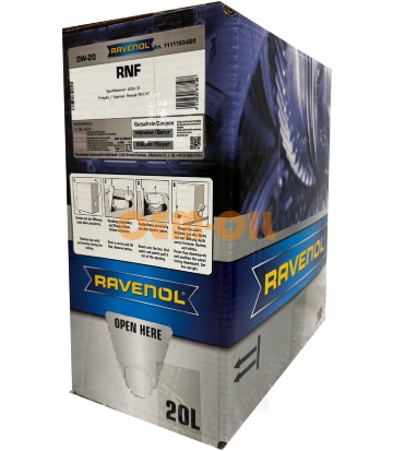 Моторное масло RAVENOL RNF SAE 0W-20 (20л) ecobox