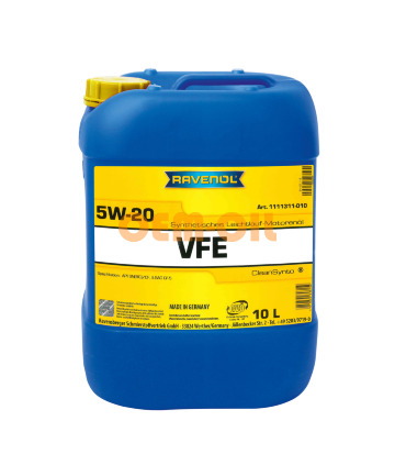 Моторное масло RAVENOL VFE SAE 5W-20 (10л) new