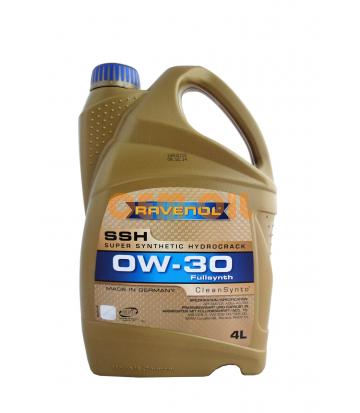 Моторное масло RAVENOL Super Synthetic Hydrocrack SSH SAE 0W-30 (4л) 