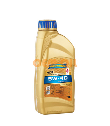 Моторное масло RAVENOL HCS SAE 5W-40 (1л) new 