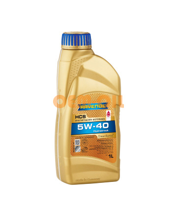 Моторное масло RAVENOL HCS SAE 5W-40 (1л) new 