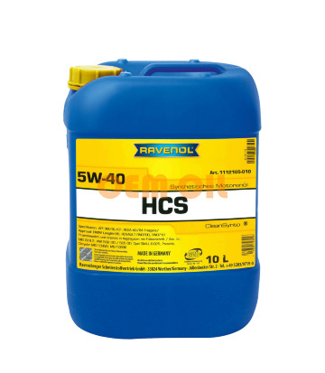 Моторное масло RAVENOL HCS SAE 5W-40 (10л) new