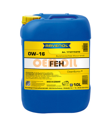 Моторное масло RAVENOL FEH SAE 0W-16 (10л)
