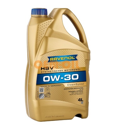 Моторное масло RAVENOL HSV SAE 0W-30 (4л)
