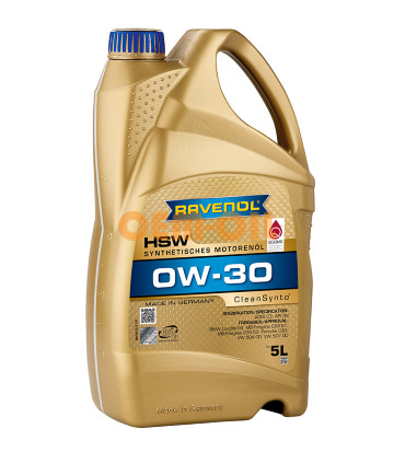 Моторное масло RAVENOL HSW SAE 0W-30 (5л)