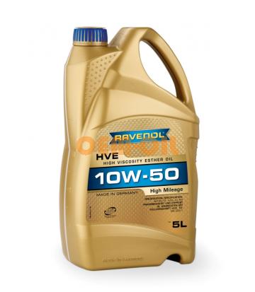 Моторное масло RAVENOL HVE High Viscosity Ester Oil SAE10W-50 (5л) new