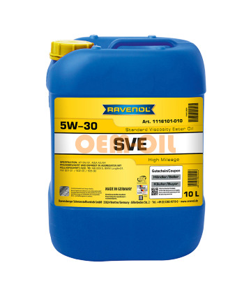 Моторное масло RAVENOL SVE Standard Viscosity Ester Oil SAE 5W-30 (10л) new