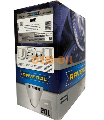Моторное масло RAVENOL SVE Standard Viscosity Ester Oil SAE 5W-30 (20л) ecobox 