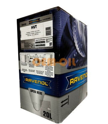 Моторное масло RAVENOL HVT High Viscosity Turbo Oil SAE 5W-50 (20л) ecobox