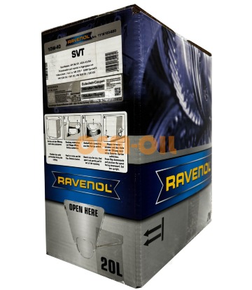 Моторное масло RAVENOL SVT Stand.Viscosity Turbo Oil SAE 10W-40 (20л) ecobox